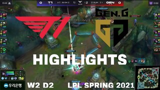 Highlight T1 vs GEN All Game LCK Mùa Xuân 2021 | LCK Spring 2021 | T1 vs Gen G