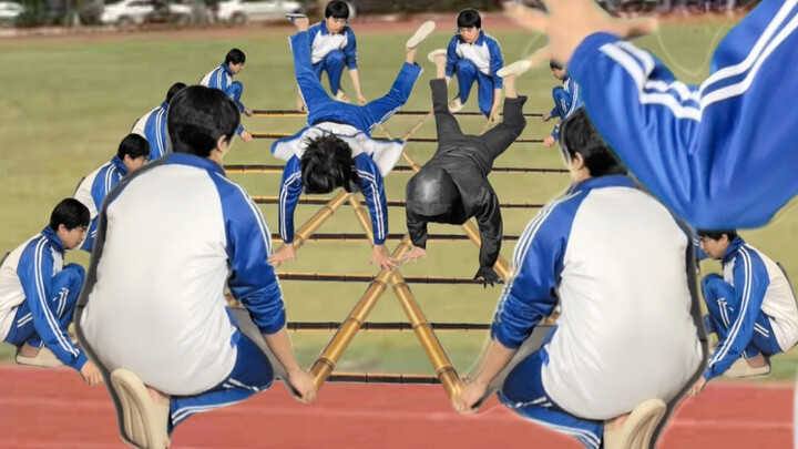 What if recess exercises were replaced with Yunnan bamboo pole dancing!