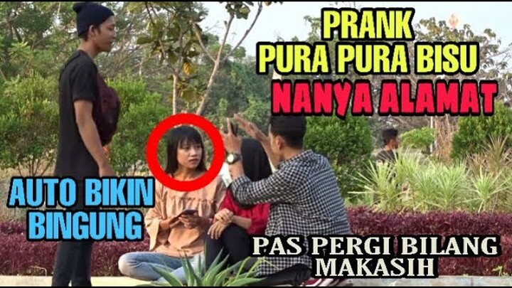 PRANK ORANG BISU NANYA ALAMAT ENDINGYA BISA NGOMONG MAKASIH AUTO NGAKAK!