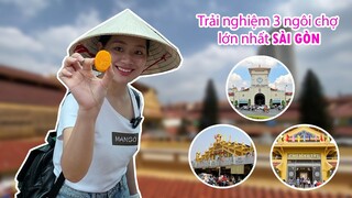 Đi 3 Chợ Lớn Nhất Sài Gòn Và Ăn Dimsum Quán Ăn Gần 20 Năm| ÁNH KUA