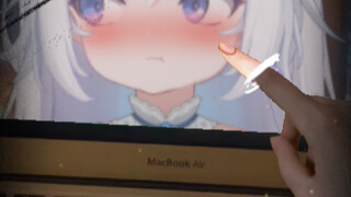 Hey, don't poke me! If fingers could travel through the second dimension
