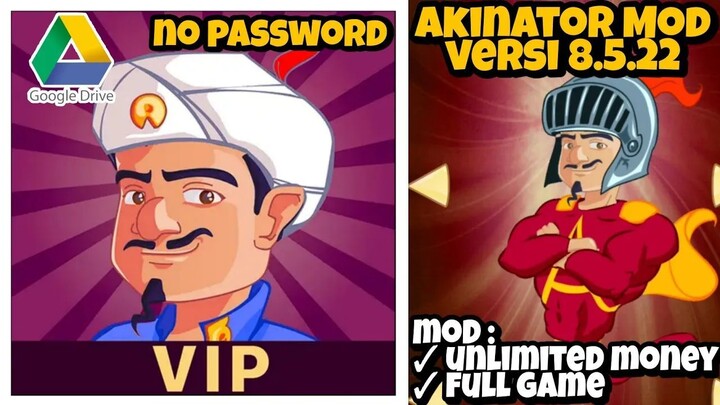Akinator VIP Mod Apk  Versi 8.5.22 - Mod Unlimited Money & Full Game Free Downlo