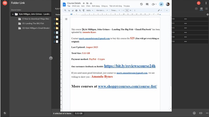 [$30] Kyle Milligan, John Grimes – Landing The Big Fish + Email Playbook