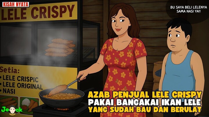 AZAB PENJUAL LELE CRISPY CURANG PAKAI IAKN LELE BUSUK YANG SUDAH BAU DAN BER