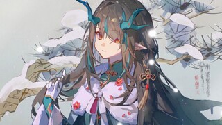 【明日方舟 动态壁纸 夕】可可爱爱的夕宝~祝大家新年快乐！