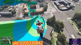 Xe người nhện vs Đường dốc lớn nhất trong GTA 5 (Người nhện nhảy, pha nguy hiểm) #game #gta5
