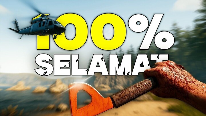 Gue Berhasil KELUAR HIDUP-HIDUP Dari PULAU KANIBAL Di The Forest (END)