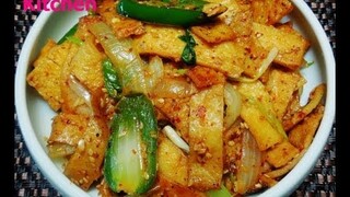 Korean Stir Fry Fish Cake aka OhDangBokkum (오뎅볶음) Korean Side Dish by Omma's Kitchen