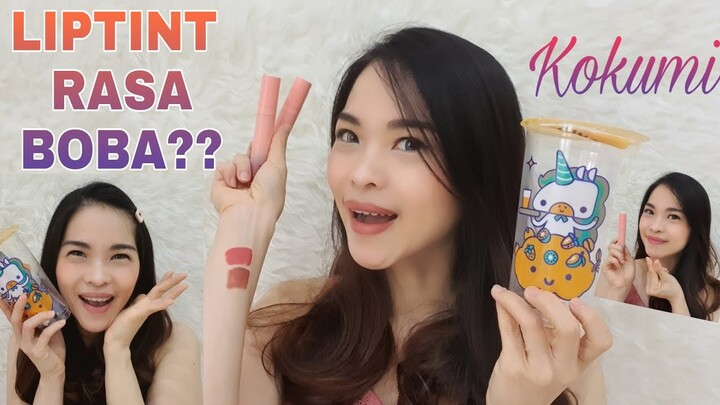 Liptint rasa boba kokumi - kokumi x jarte beauty