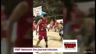 77 YEARS OLD SENIOR CITIZEN STILL ACTIVE PLAYING BASKETBALL