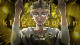 Queen Historia❣️ || King & Queen - Shingeki No Kyojin 「AMV」