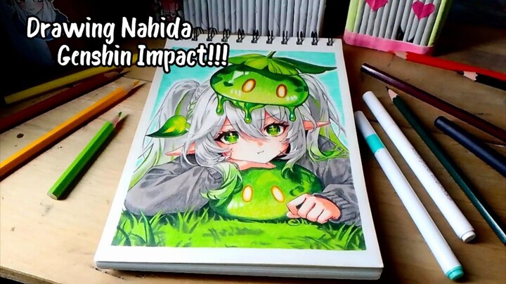 Drawing Nahida - Genshin Impact || JJ Drawing