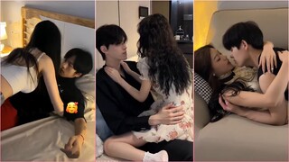 Kawaii Couple Cuddle Sleeping At Night Routine|❤️‍🔥|01