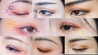 Trang điểm mắt, vẽ chu sa cổ trang Trung| Chinese ancient eyes makeup- Nhã Di Các.