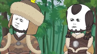 Pertarungan menentukan saudaraku Huo Qubing di Mobei di episode 75