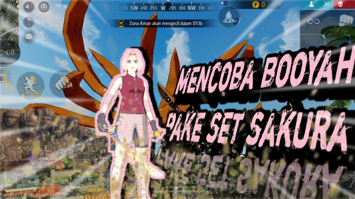 Mencoba booyah pake set sakura. Apakah bisa atau mlh beban? - edisi collab Naruto  #GMV