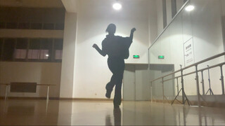 Found the perfect spot in the dance studio to take her down!