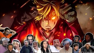 IFRIT JAMBE!!! SANJI VS QUEEN || ONE PIECE 1061 REACTION MASHUP | ワンピース