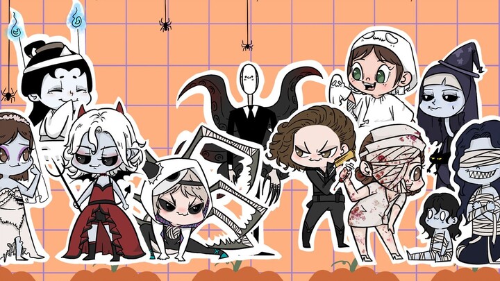 [The fifth handwritten meme] Belated Happy Halloween (unfinished, supervised by some female survivor