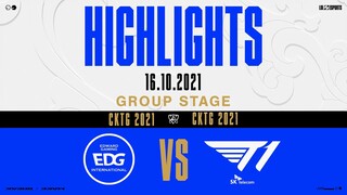 Highlights EDG vs T1 [Vòng Bảng][CKTG 2021][16.10.2021]