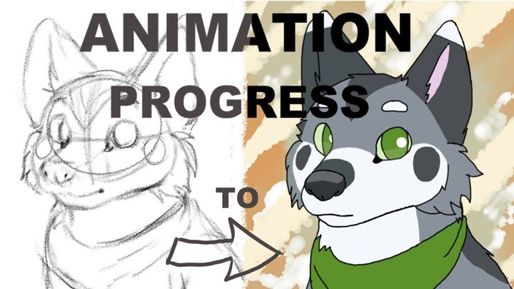 Animation Progress (Opentoonz)