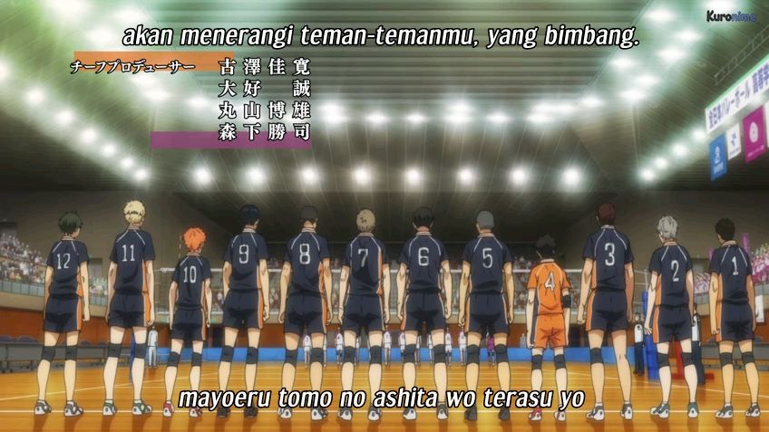 Haikyuu 3° Temporada, Episódio 04, Recorte, Música Young gril A. #hai