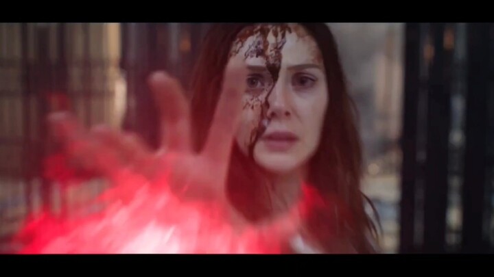 What did Scarlet Witch see in the trailer?