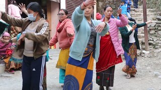 Traditional Cultural Nepalese Music and Dance | Fun in Nepalese Wedding |