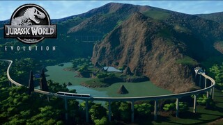 Isla Tacaño Mountain Park - Mosasaurus, Indominus Rex - Jurassic World Evolution Mods (4K 60FPS)