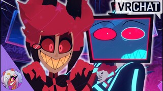 ALASTOR CREEPS OUT VOX IN VRCHAT (FUNNY MOMENTS)