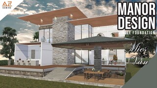 LifeAfter: SINGLE MANOR - Modern Style Mies Van | Manor Design | Tutorial