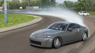 gran pantano sprint with nissan 350z  using  amd a10 forza horizon 5 gameplay xbox games