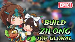 GILAAAA SAKIT BANGET!! BUILD TOP 1 GLOBAL ZILONG INI 🔥