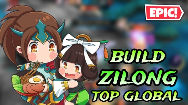 GILAAAA SAKIT BANGET!! BUILD TOP 1 GLOBAL ZILONG INI 🔥