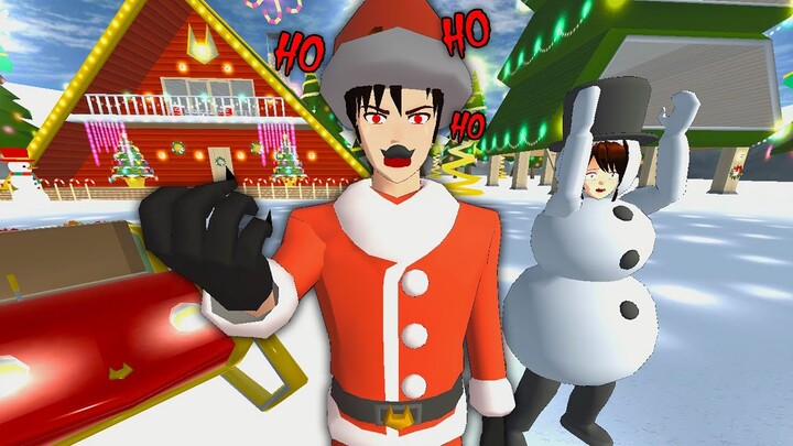 I became evil santa in sakura school simulator