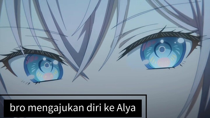 #KompetisiKreasiUnggahan5, Alya akan tetap nyalon jadi next Ketua OSIS walau lawan si bro