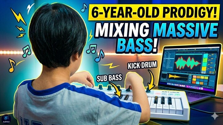 Is This the Youngest Producer Ever? Mixing Bass at 6 Years Old
