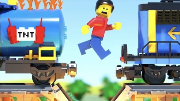 LEGO Animation: รถไฟไม่สามารถข้ามสะพานได้