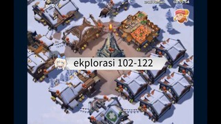whiteout survival s2, lvl 8. eksplorasi lvl 102-122.