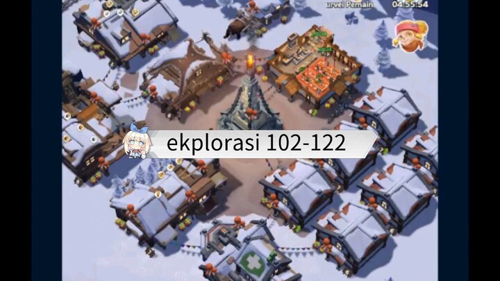 whiteout survival s2, lvl 8. eksplorasi lvl 102-122.