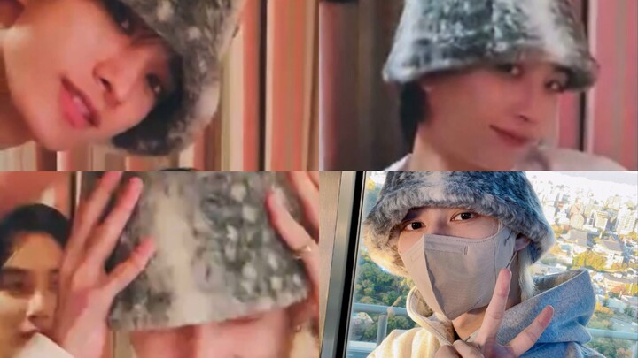 DK: Chiếc mũ của anh Jun dễ thương quá! Mũ đẹp thì phải thay nhau đội thôi～