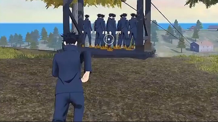 PRANK FF JUJUTSU KAISEN FF GOJO KNOCK #ff #freefire #roblox #fishit