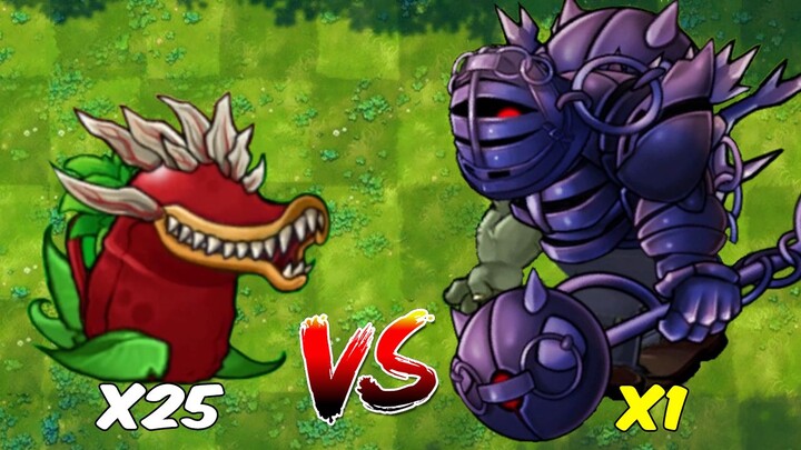 PVZ Fusion 2.1.5 - 25 Ultimate Fusion Plants vs. the Ultimate Obsidian Titan Zombie: Who Will Win?