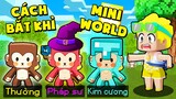 MRVIT TÌM THẤY CON KHỈ KIM CƯƠNG !!! CÁCH BẮT KHỈ TRONG MINI WORLD*HƯỚNG DẪN CHẾ TẠO CHUỐI PHÁT SÁNG