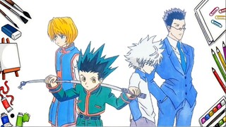 Cara Gambar Anime HUNTER X HUNTER