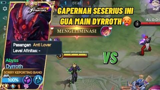 DYRROTH VENOM VS CHOU KOF🔥🔥GAPERNAH SESERIUS INI GUA MAIN!! BUILD SETAN😈