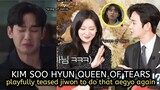 Kim Soo hyun keeps teasing Kim ji won to do her aegyo scene in fight for my way | queen of tears