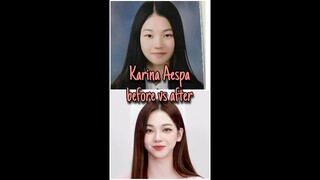 KARINA aespa PLASTIC SURGERY results 🧐😱