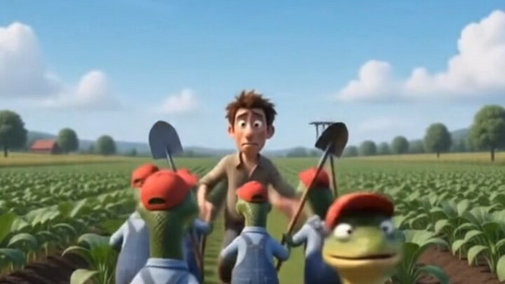 साँप ने किया इंसान की खेती और मार्केट में गया #3DAnimation, #AIVideo, #FunnyAnimation, #Comedy Shor