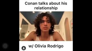 Conan Gray Talking About His Relationship with Olivia Rodrigo